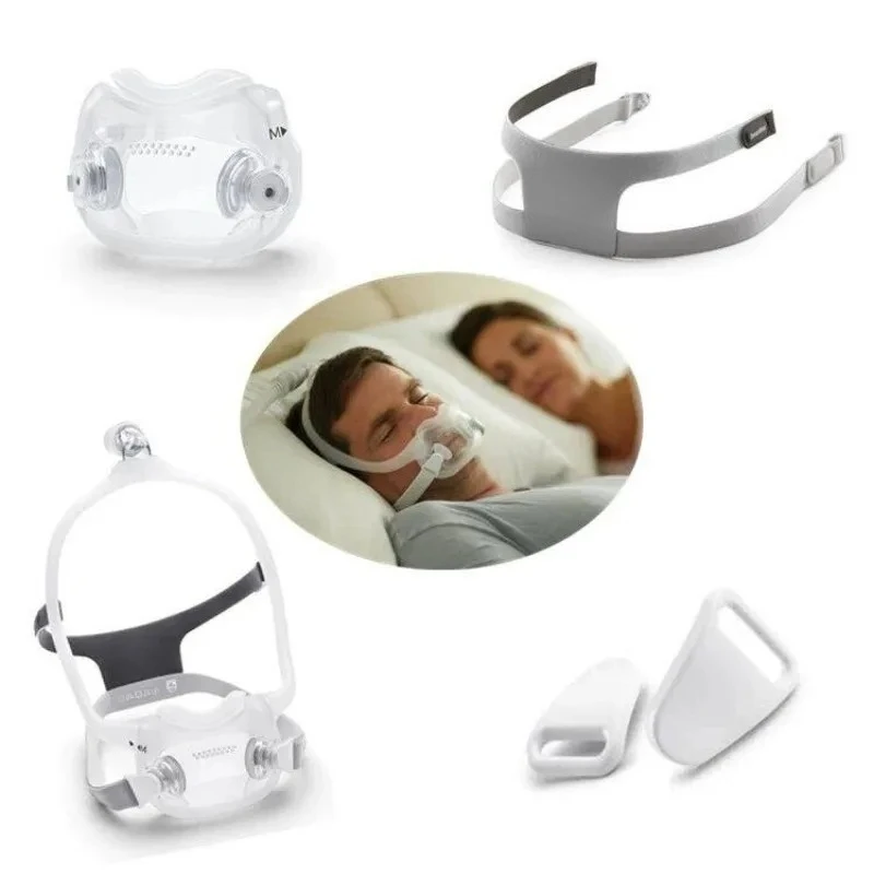 Almohadilla de Repuesto de Silicona Suave, Tamaños S/M/MW/L, Accesorios de Repuesto Compatibles con la Mascarilla de Ventilación CPAP DreamWear de Cara Completa