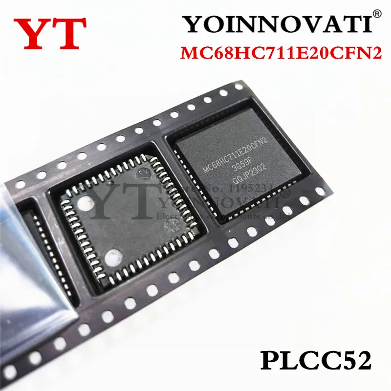 MC68HC711E20CFN2 MC68HC711E20 MC68HC711 MCU 8BIT 20KB OTP PLCC52. lote de 1 unidad