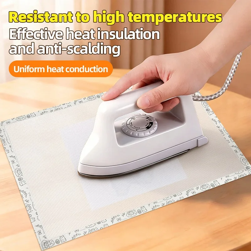 Papel de planchado resistente al calor para abalorios termoadhesivos, hojas reutilizables antiadherentes para abalorios Perler, manualidades de arte de píxeles DIY y pegboard.