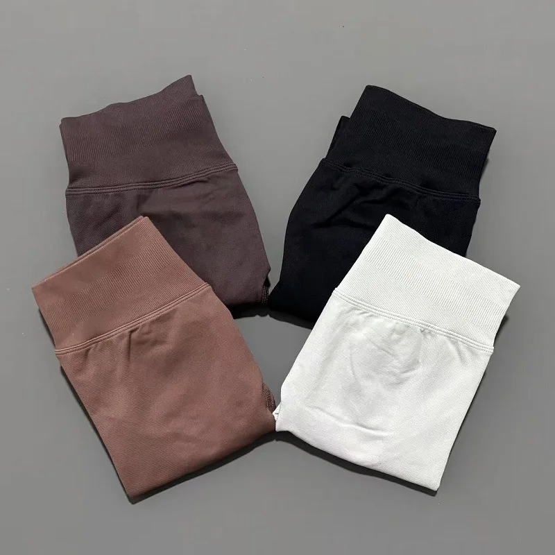 Mallas deportivas para mujer, pantalones largos de Yoga sin costuras, mallas elásticas para ejercicio, ropa deportiva para correr en bicicleta, pantalones de entrenamiento para gimnasio