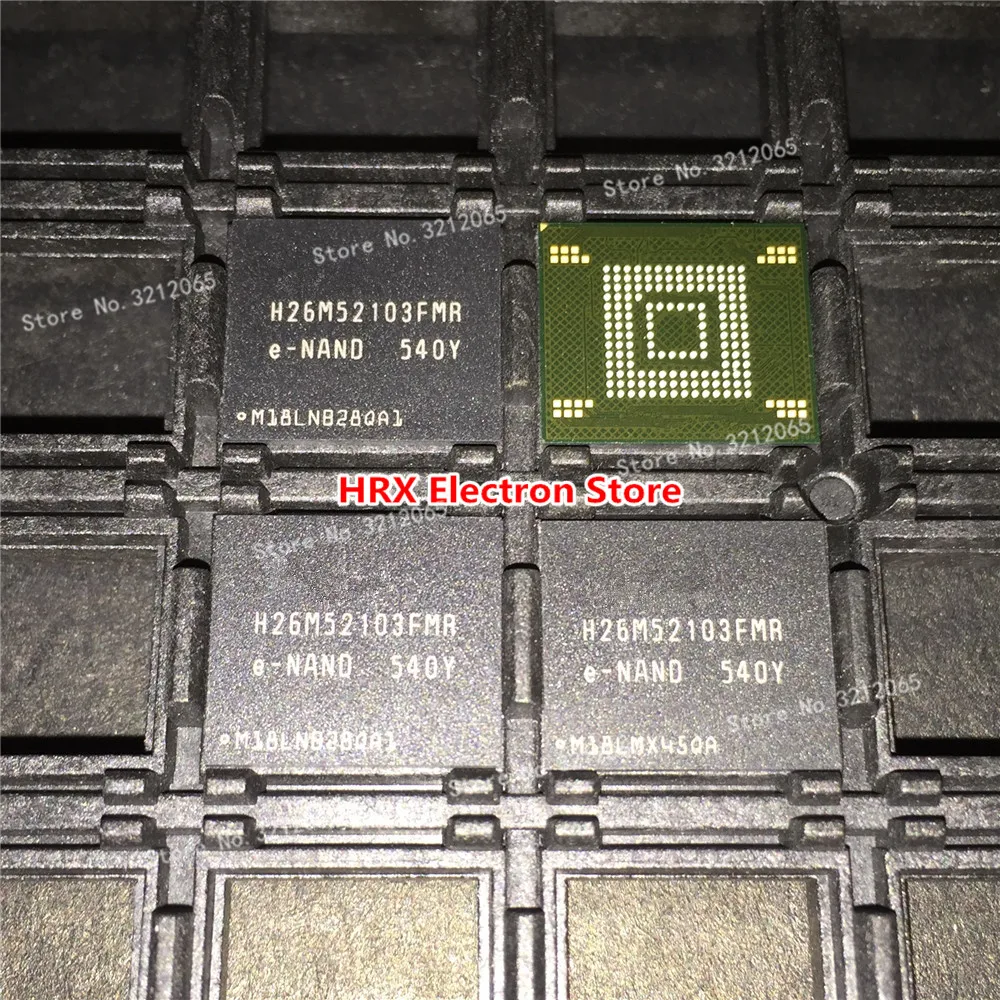100% nuevo Original H26M52103FMR BGA EMMC H26M52103FMR H26M52103FMRE-NAND