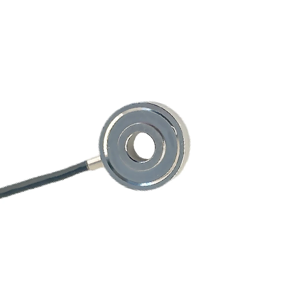 Kit de Celda de Carga a Través del Orificio y Convertidor de Señal 50kg-5t, Sensor de Presión Tipo Donut de Acero Inoxidable con Interfaz RS485 Modbus