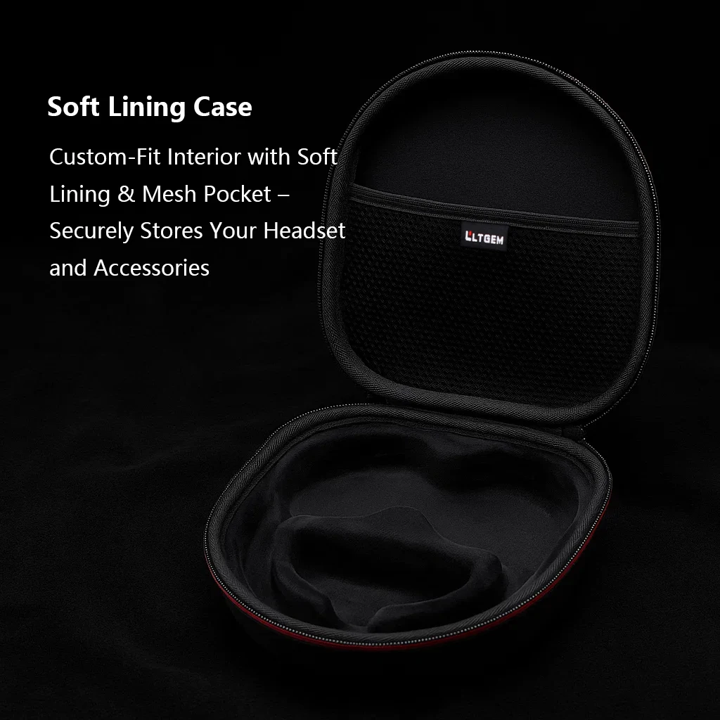 LTGEM-funda para auriculares para Steelseries Arctis Nova 7X/7P, funda protectora para auriculares para videojuegos, bolsa de almacenamiento de transporte para viaje