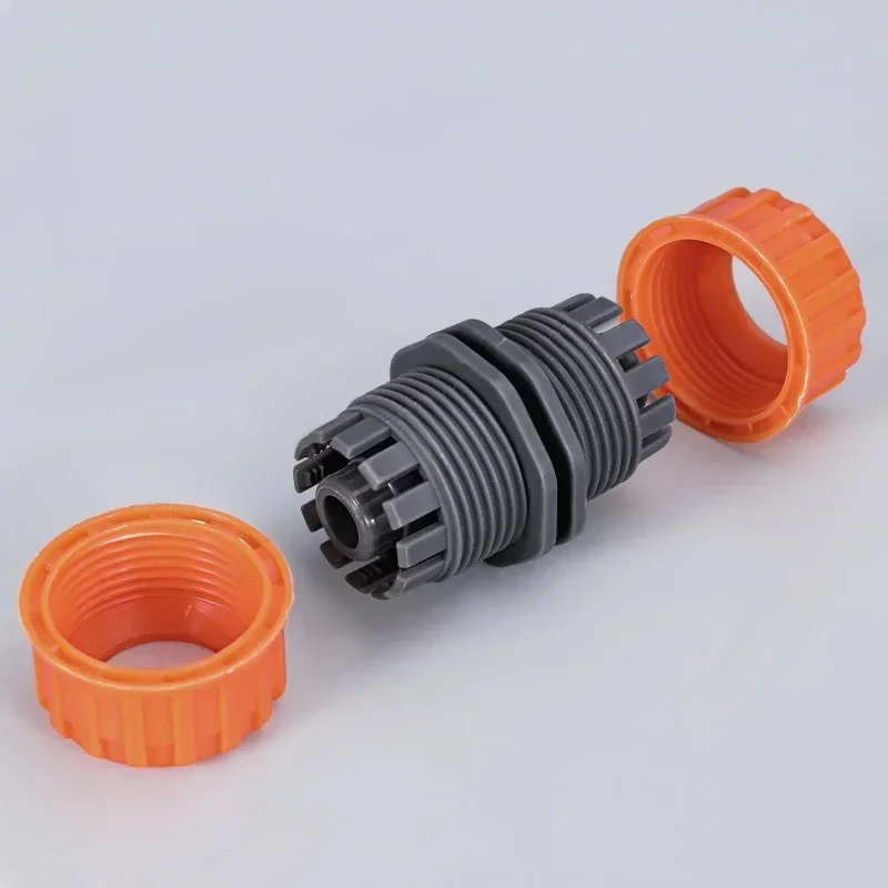 Manguera de riego de jardín, conector rápido de plástico, 1/2 ", 3/4", 1, adaptador de junta de acoplamiento macho doble, juego extensor para tubería