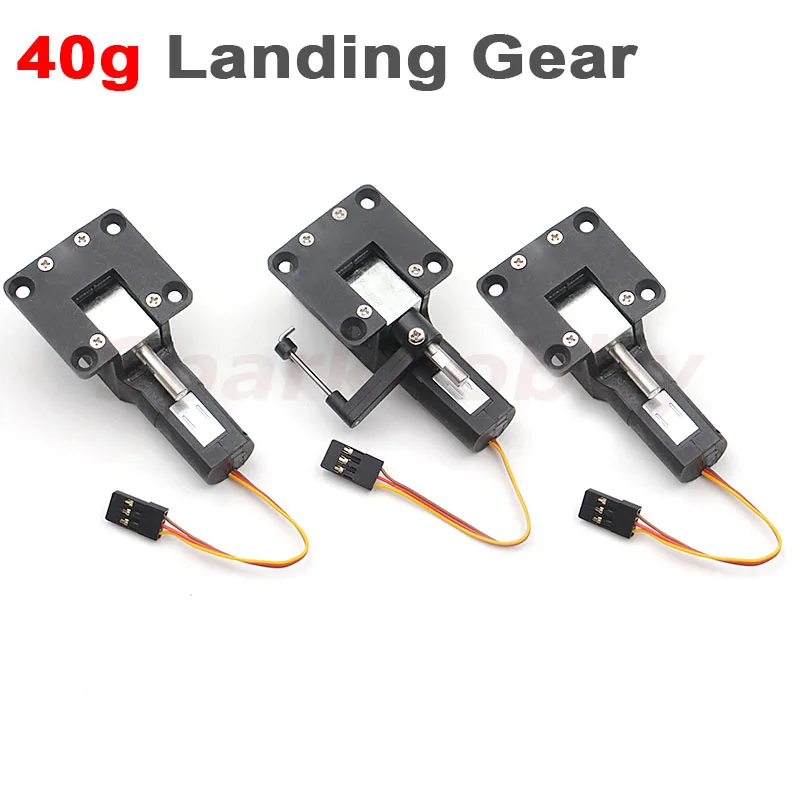 Sparkhobby-traje de aterrizaje retráctil eléctrico sin servicio, 3,5 KG, 40g, con dirección con enchufe JR para RC, piezas de avión de ala fija DIY