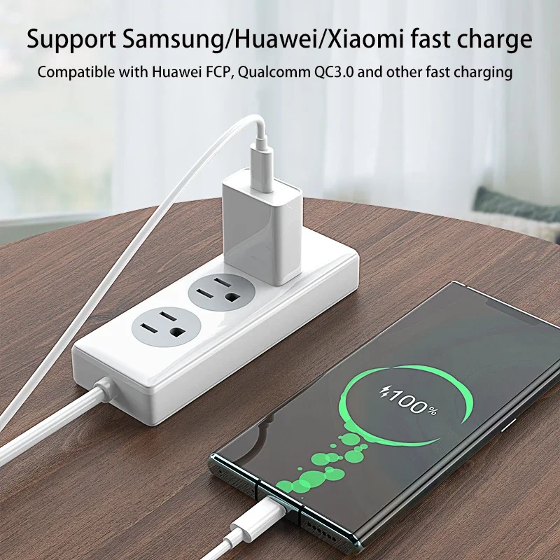 PD100W USB C a USB C Cable de cargador rápido para iPhone 15 Samsung Huawei Xiaomi Redmi OPPO POCO tipo C a cable de datos de carga tipo C