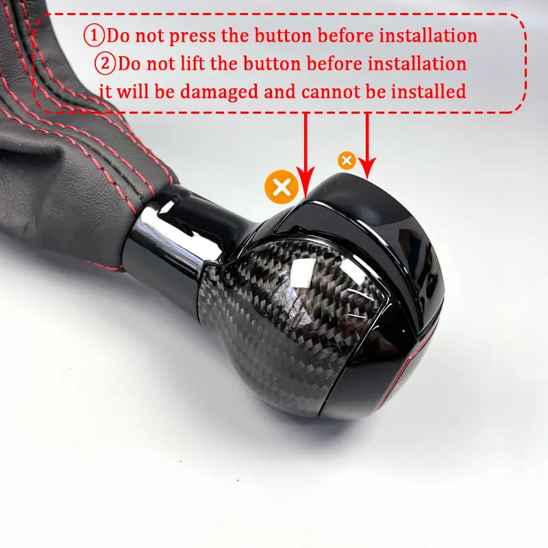 Perilla de palanca de cambios automática, cabezal de manija de palanca de cambios para Audi A3 S3 RS3 Q3 S6 RS6 A4 A5 A7 A6 Q5 Q2