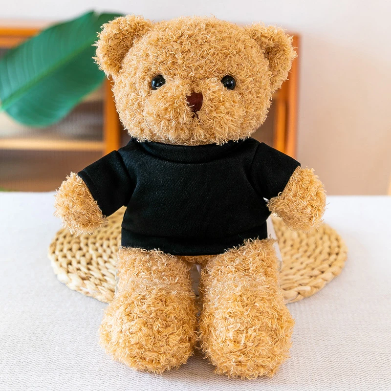 30 cm lindo usando suéter oso de peluche juguete de peluche adorable animal relleno con oso de peluche suave regalo perfecto para novia y niños