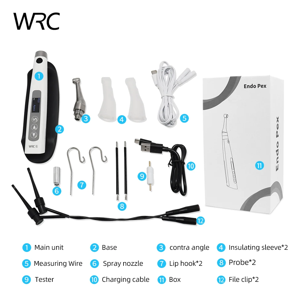 Motor Endo inalámbrico inteligente Dental 2 en 1, localizador de ápice incorporado, conducto radicular 360, pieza de mano ajustable para tratamiento del conducto radicular