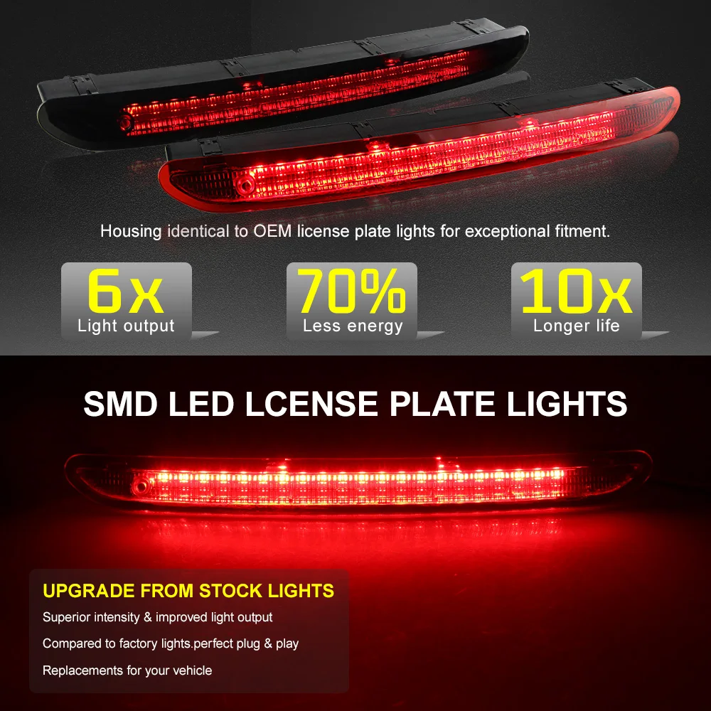 1 Uds. Para Volkswagen Golf 6 Golf 7 Mk6 Polo Hatchback 6R 2011-2017 5K 0945087 B LED Terceras luces de freno traseras Luz de freno trasera CANbus