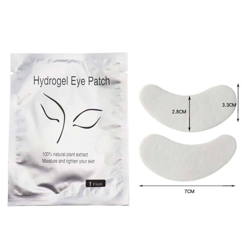 200 Pares de Parches de Hidrogel para Pestañas, Almohadillas de Aislamiento para Ojos, Adhesivos para Extensión de Pestañas, Herramientas de Maquillaje