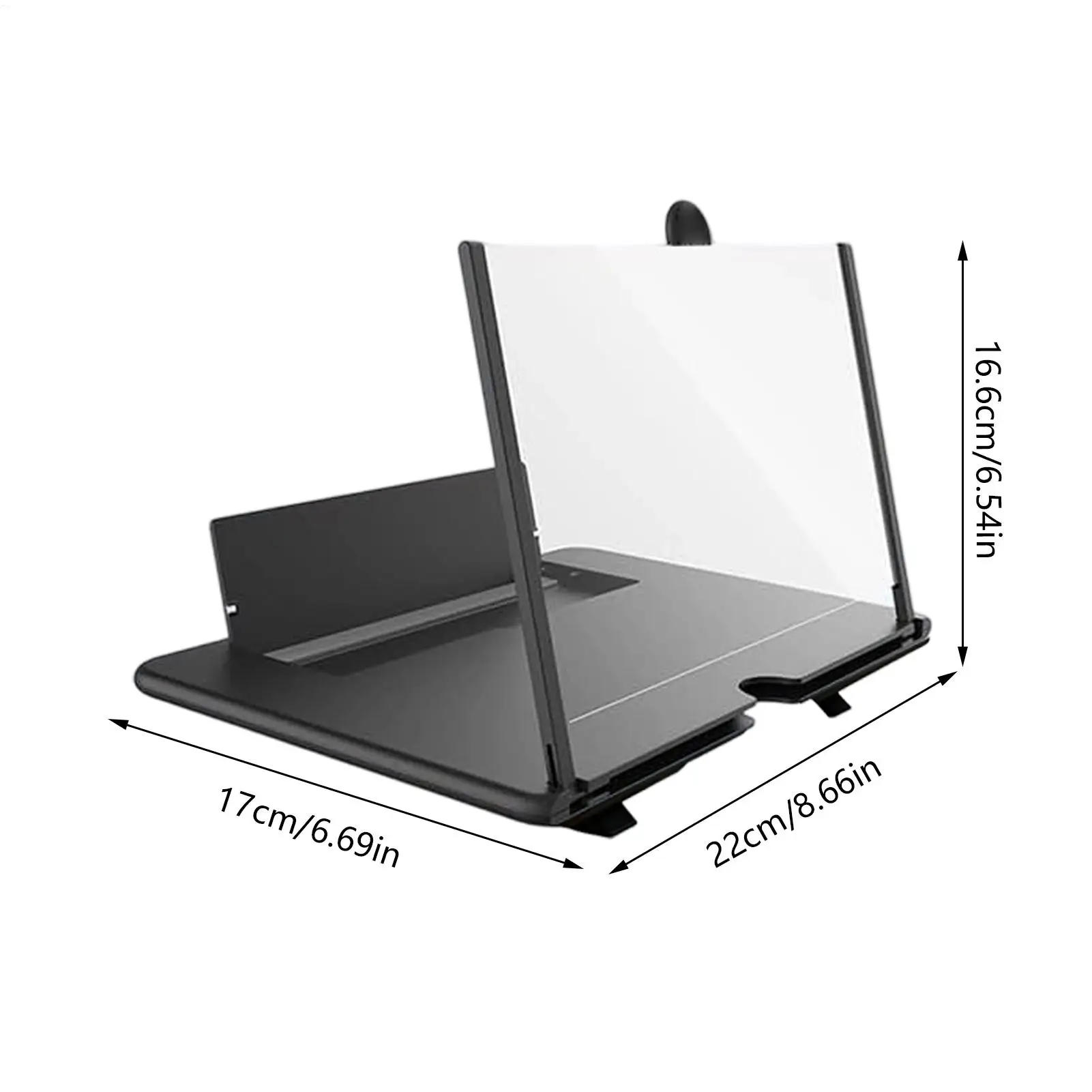 Amplificador de Pantalla para Teléfono, Lupa 3D HD de Sobremesa para Celulares, Ideal para Personas Mayores, Ver Videos, Noches de Cine, Hogar, Viajes y Descanso