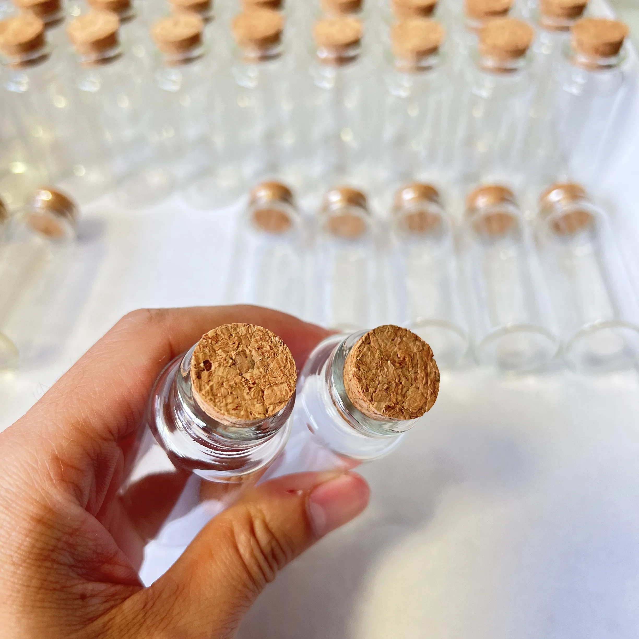 15/36/56 Uds 30x70mm 30ml frascos de vidrio corcho pequeñas botellas de tubo de ensayo Mini contenedores transparentes DIY recuerdos de boda botella de deseos