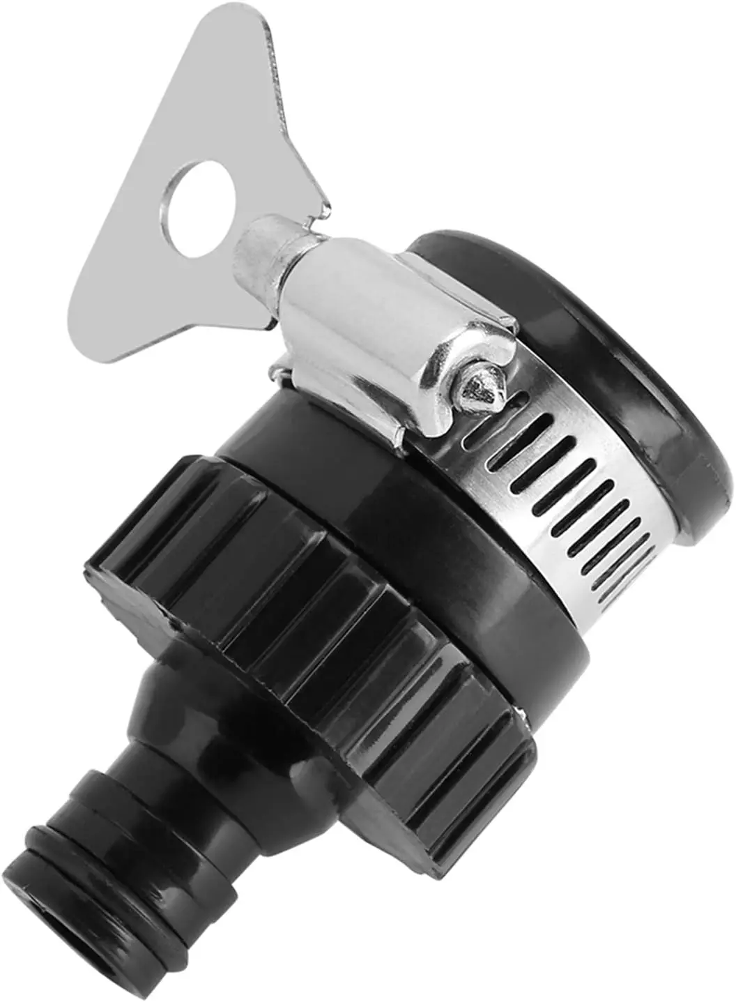 Adaptador de grifo de agua Universal duradero, accesorio de manguera de plástico, grifo de conexión rápida para lavado de coches, riego de jardín, 2 uds.