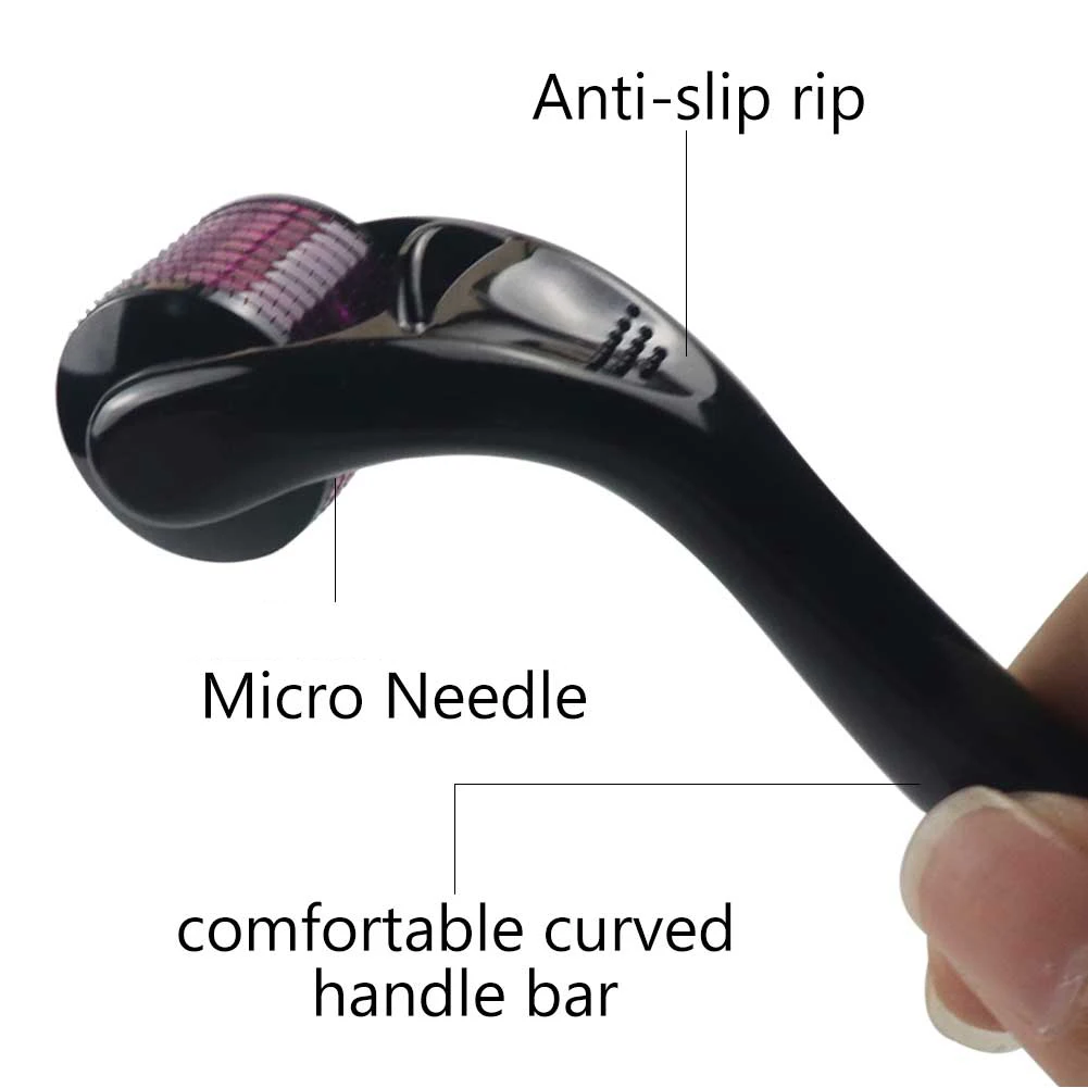 Rodillo Derma Roller de 540 Agujas para el Cuidado de la Piel, Rodillo de Microagujas, Punta de Repuesto, Reparación de la Piel, Herramienta de Belleza