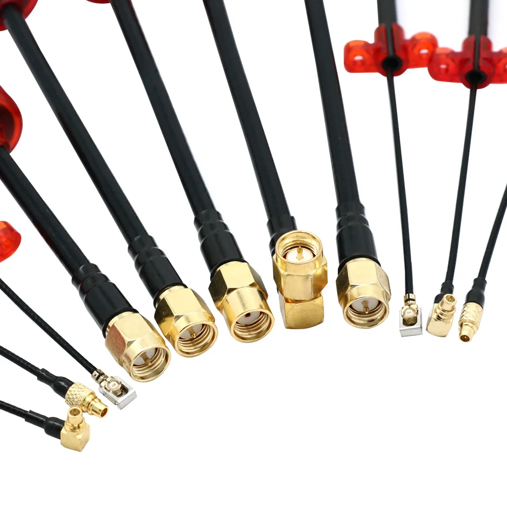 Antena FPV Rush Cherry 5.8G 1.2dBi LHCP/RHCP SMA MMCX UFL de largo alcance, antena FPV Cherry STUBBY para drones de carreras