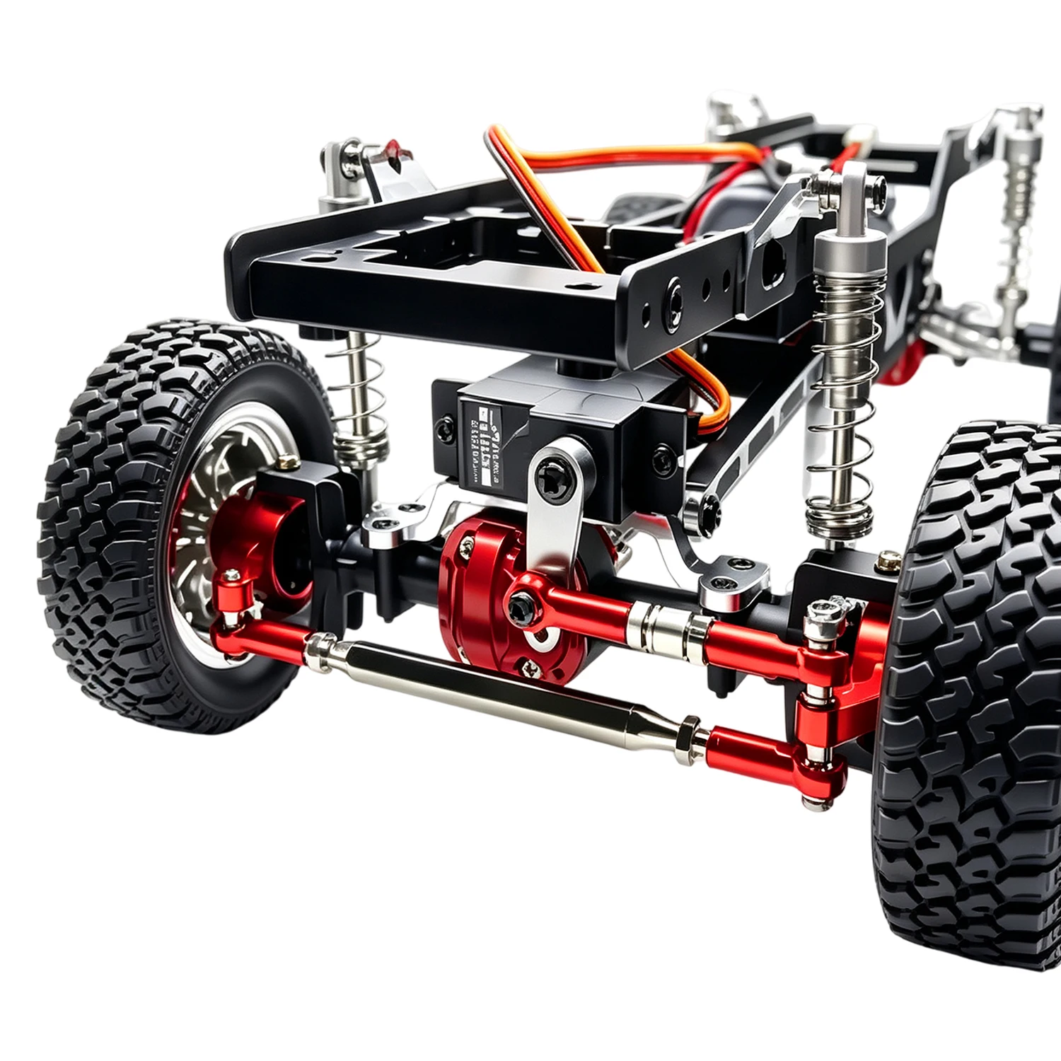 Nuevo juego de ejes delanteros y traseros de metal con eje de salida de 4 mm para coches RC 1/12 MN MN99s V2 MN82 MN78 MN300 MN168 MN212, pieza de mejora.
