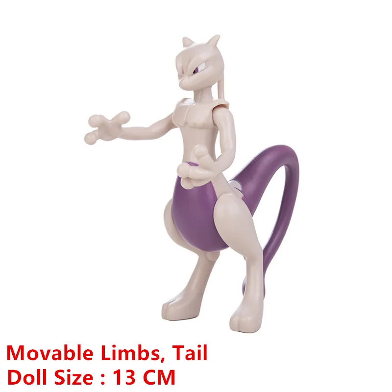 Figuras de Anime de Pokémon, Gengar, Pikachu, Eevee, Greninja, Mewtwo, Figuras de Dibujos Animados de Pocket Monster, Modelo de Juguete de Acción, Regalo, Compra al por Mayor