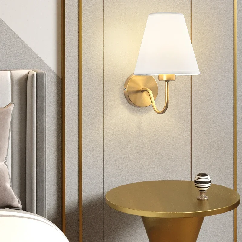 Lámpara de pared Retro E27, creativa y minimalista, decoración de interiores, dormitorio, Hotel, cabecera, estudio, accesorios de iluminación para el hogar