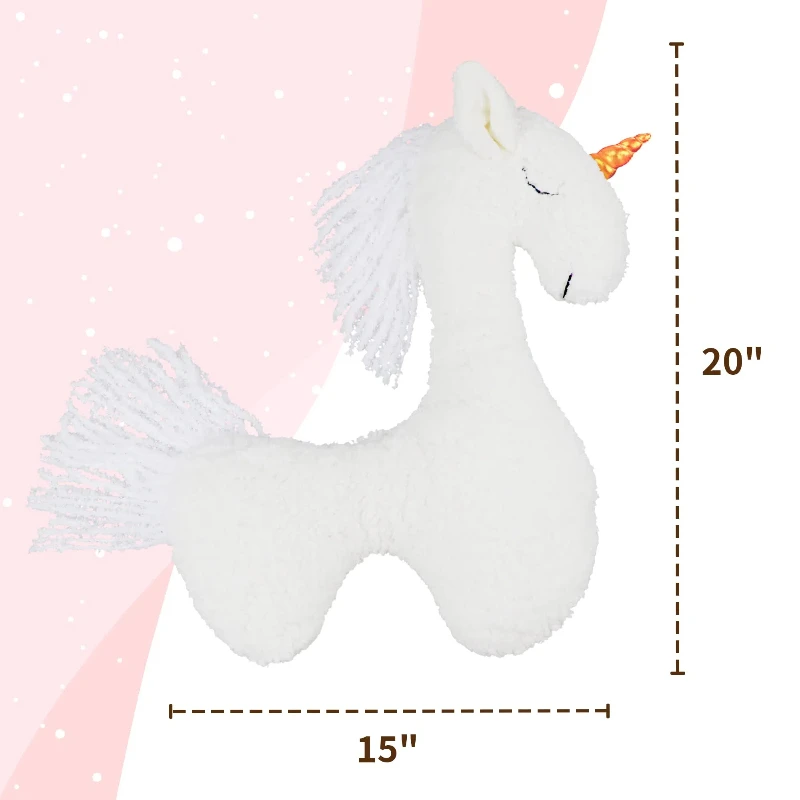 Accesorios de fotografía recién nacido unicornio posando caballo almohada cojín manta telones de fondo estudio fotográfico estera Linda decoración de muñeco de peluche