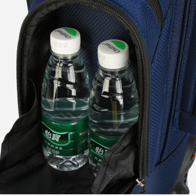 Bolsa de golf con ruedas, bolsas de golf estándar deportivas ultraligeras, gran capacidad, almacenamiento de pelotas de aviación, multifuncional, QB069
