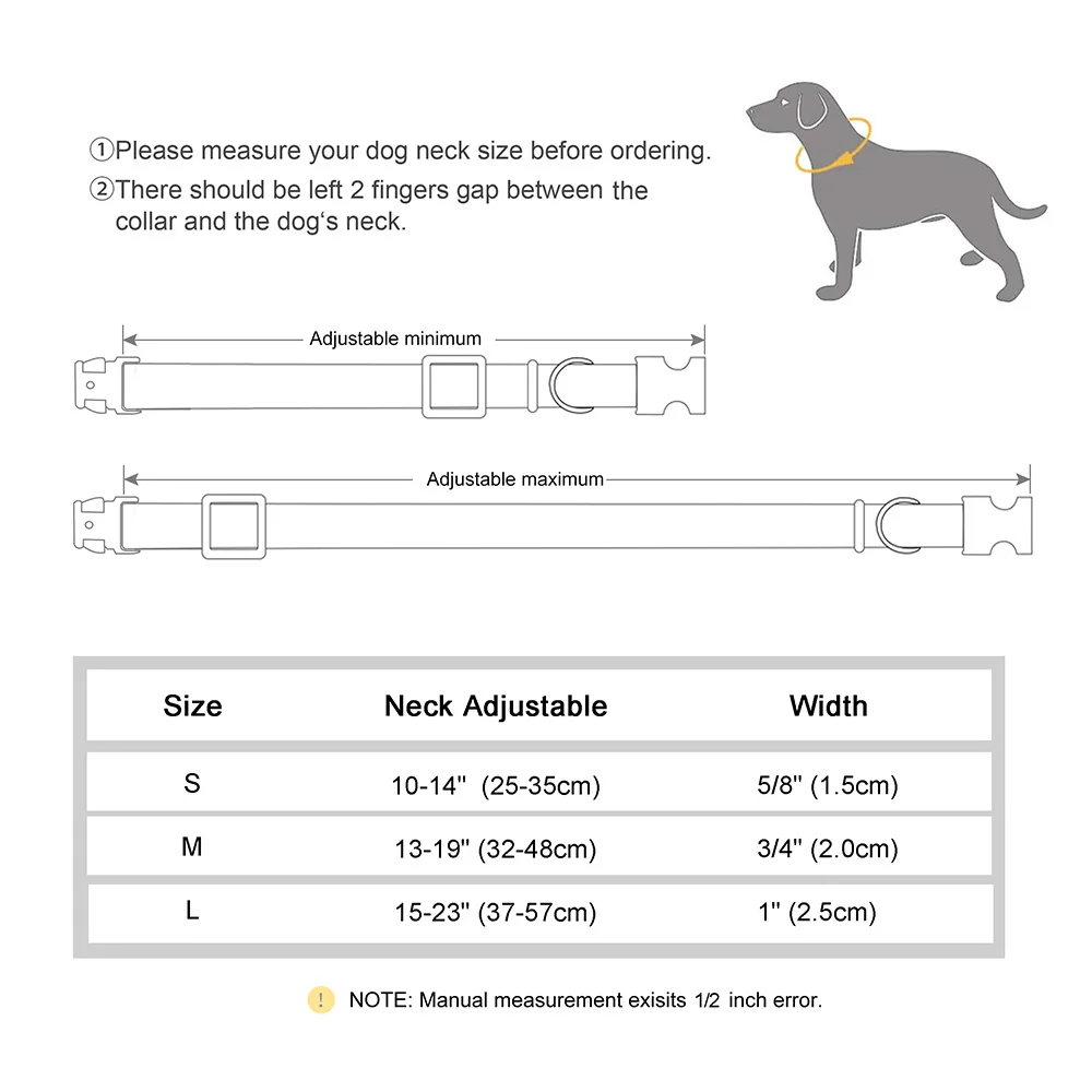 Collar personalizado con estampado Floral para mascotas, Collar de Nylon para perro con grabado gratuito, para perros pequeños, medianos y gatos, etiqueta de identificación de nombre