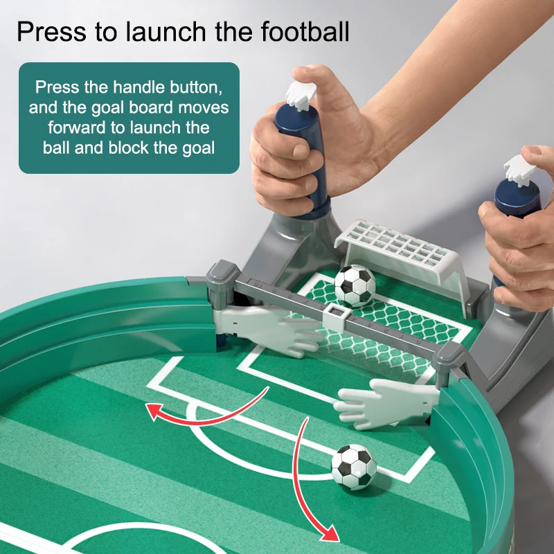 Mesa de fútbol para fiesta familiar, juego de mesa de fútbol, juguetes interactivos de escritorio, deporte para niños, juego portátil al aire libre, regalo