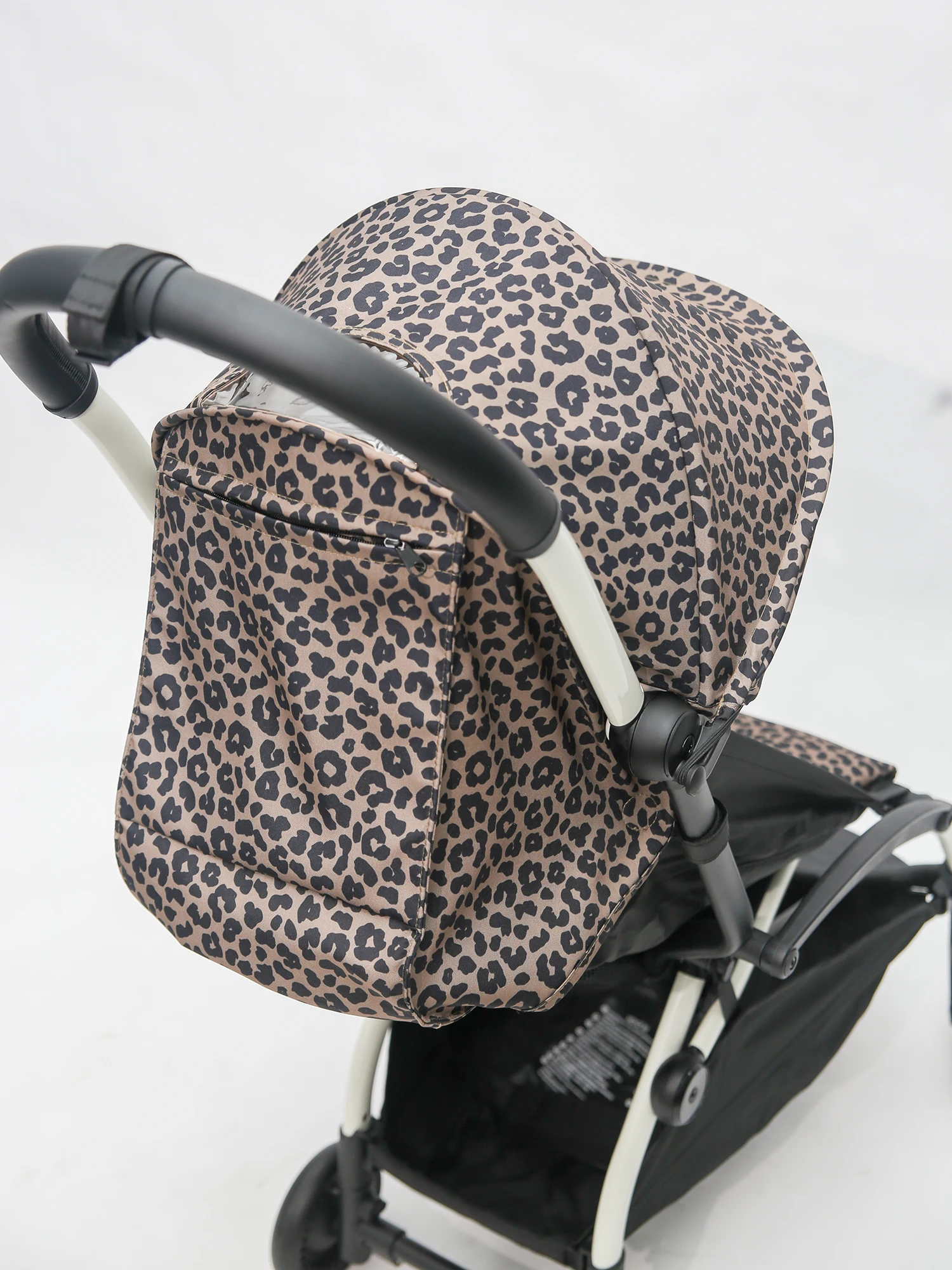 6 + dosel y colchón aptos para YOYO3 YOYO2 YOYA tela gruesa impermeable estampado de leopardo sombrilla cojín accesorios de cochecito de bebé
