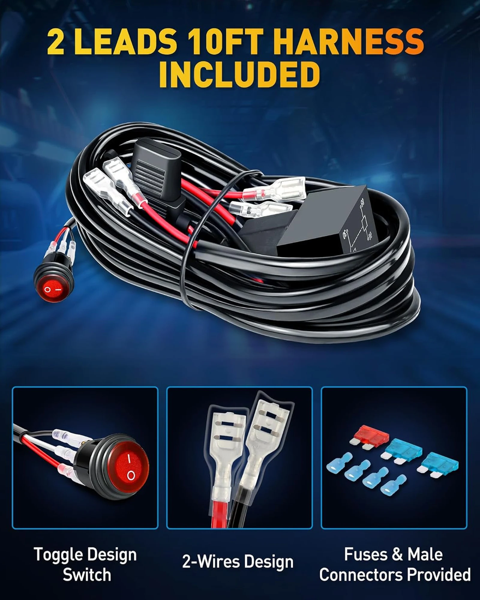 NAOEVO 4 pulgadas 2 uds luces LED Pod Spot inundación Combo LED niebla conducción 4x4 luces todoterreno luces de trabajo para camión barco ATV UTV Jeep