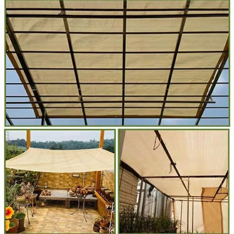 Red de sombreado de HDPE para jardín, protección UV, invernadero exterior, sombrilla, sombrilla de piscina, vela de plantas, 90% de sombreado