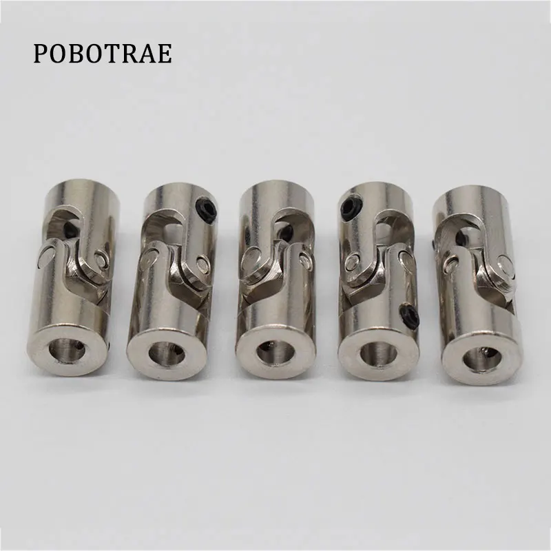 Junta Universal de Metal para coche y barco, modelo Rc, acoplamientos de cardán de 2/3mm/3,175mm/4mm/5mm/6mm/8mm, conector de cardán de Motor de eje