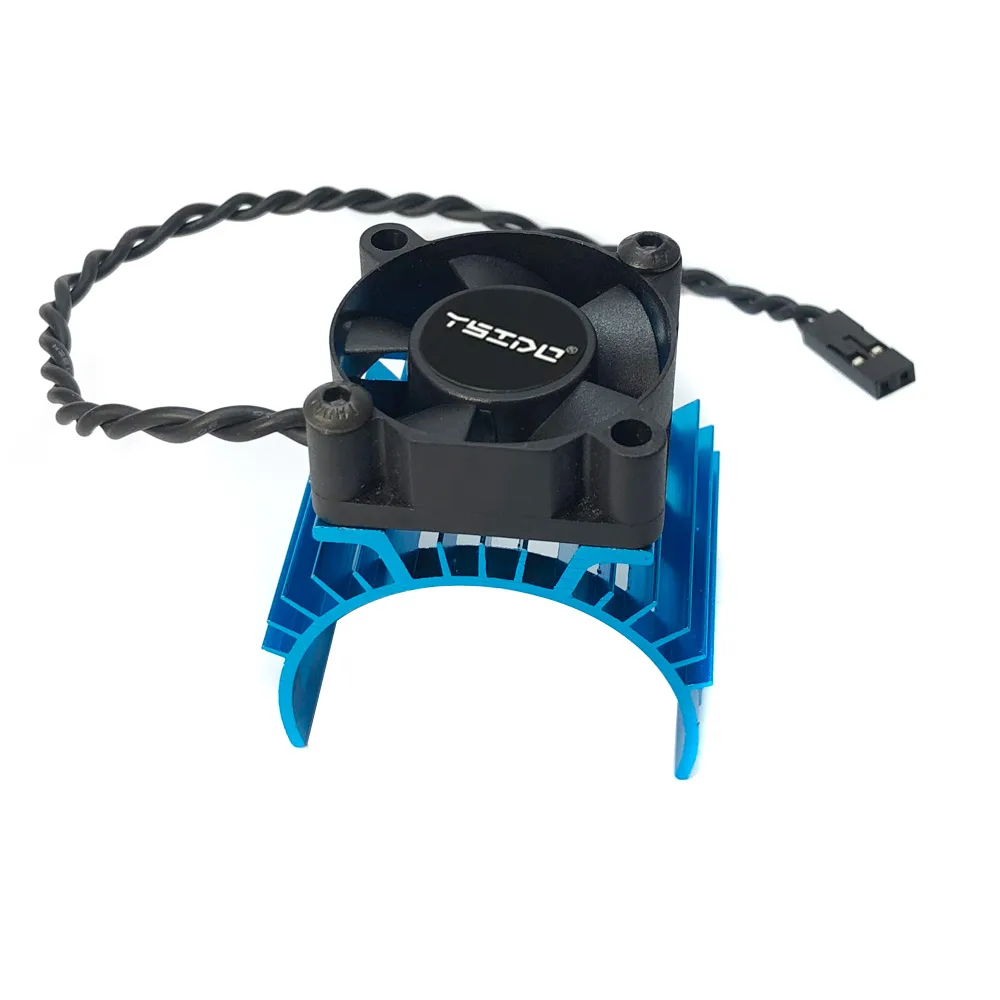 YSIDO RC Car 540 550 3650 3660 3665 cubierta de Motor eléctrico sin escobillas disipador de calor ventilador de refrigeración para Wltoys 124017 124016   Piezas