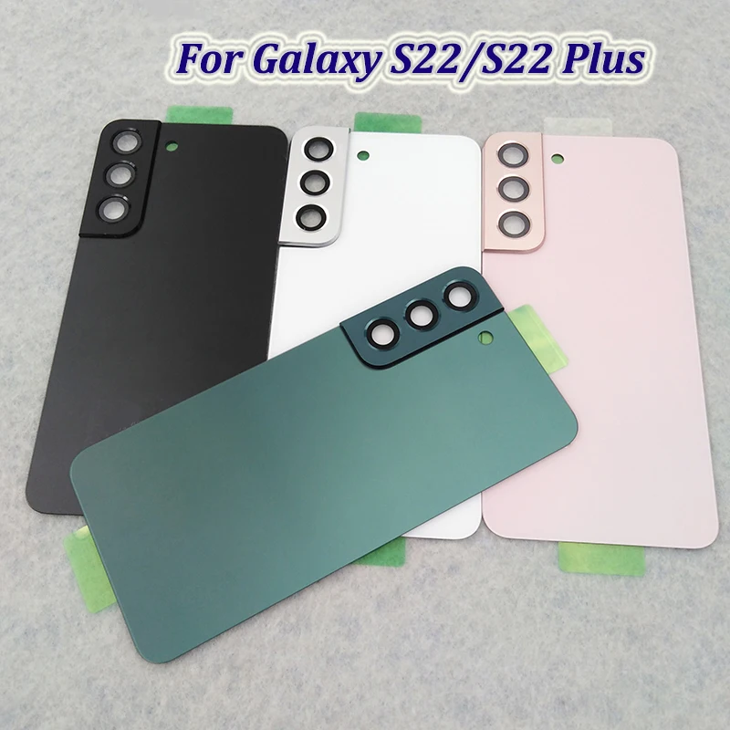 Cubierta trasera para Samsung S22 5G SM-S901B, cubierta de batería, carcasa de repuesto para puerta trasera para Galaxy Galaxy S22+ S22 Plus SM-S906B