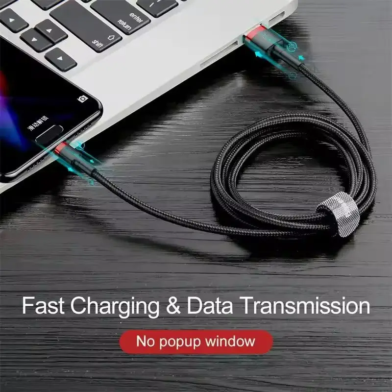 Cable Baseus USB C para oneplus 12 Cable de carga rápida 3,0 USB C Cable de carga rápida tipo C para Huawei Xiaomi 13 Cable cargador de USB-C