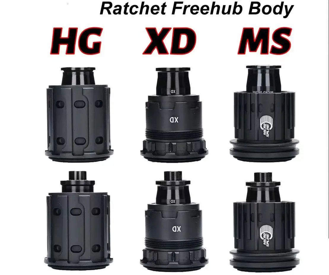 VENFORT GOLDIX HUB Cuerpo de buje libre de trinquete para bicicleta MTB SRAM XD Micro Spline HG 9/10/11/12S QR/THRU/BOOST