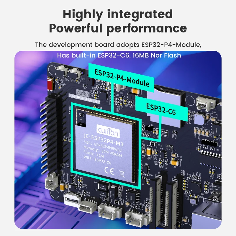 Placa de desarrollo ESP32-P4+ESP32-C6 Placa Xiaozhi |   Placa central IoT de alto rendimiento RISC-V