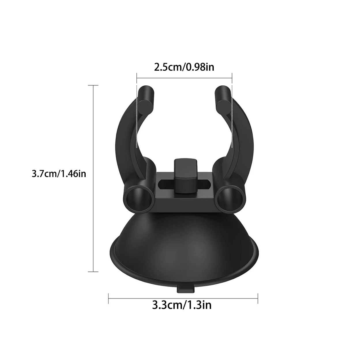Ventosa para calentador de acuario, 4 Uds., con Clip de 0,98 pulgadas, soporte de varilla calefactora estándar negro, Clip para pecera