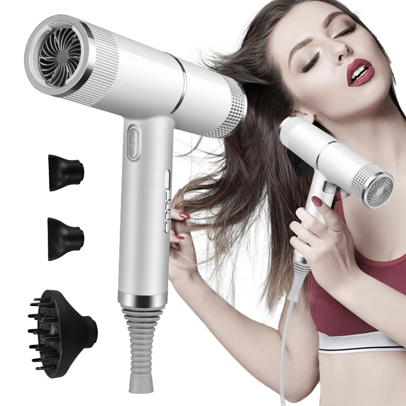 Secador de pelo profesional, secador de pelo iónico negativo infrarrojo, herramienta de estilismo de salón de viento frío y caliente, soplador de pelo, secador de pelo eléctrico