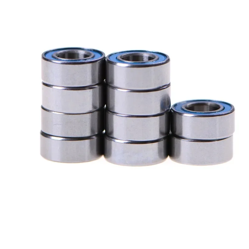 10PCS MR105-2RS Mini rodamientos de bolas 5x10x4mm con doble sellado de goma