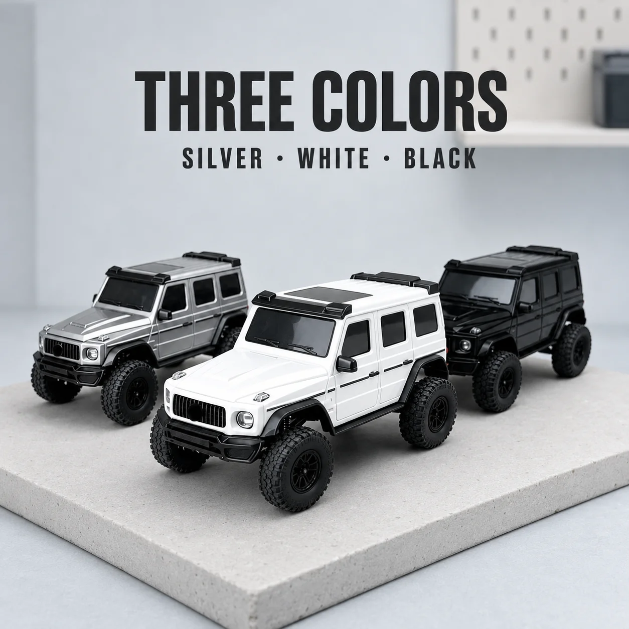 AX30 1:30 Mini RC Rock Crawler 4WD RTR, Modelo a Escala de Camioneta Todoterreno con Control Remoto Totalmente Proporcional