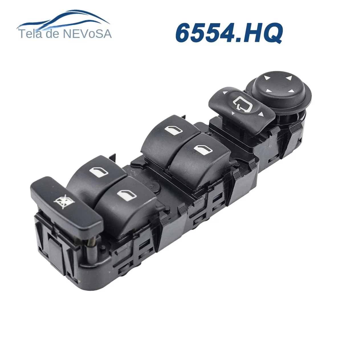 NEVOSA 6554.HQ para Peugeot 807 Citroen C5 C8 2001-2007 controlador de alta calidad interruptor de ventanilla eléctrica principal izquierdo botón de Control 6554HQ