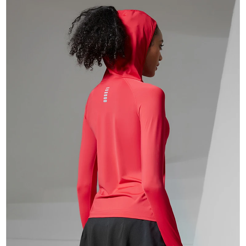 Camiseta deportiva con capucha para mujer, ropa deportiva de manga larga para entrenamiento atlético, Golf, tenis, Yoga, gimnasio, correr, 2024