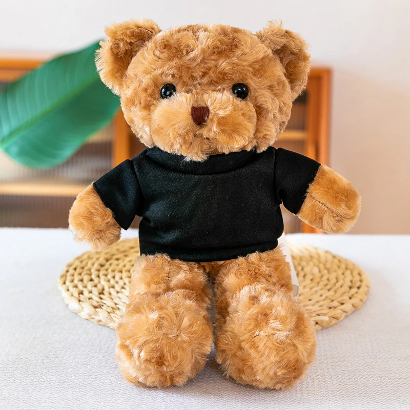 30 cm lindo usando suéter oso de peluche juguete de peluche adorable animal relleno con oso de peluche suave regalo perfecto para novia y niños