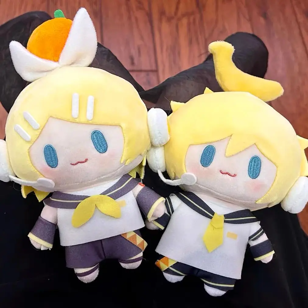 Hatsune Miku muñeco de juguete de peluche Kagamine Len Rin mochila llavero lindo muñecos de peluche colección modelo ornamento juguete niñas regalo