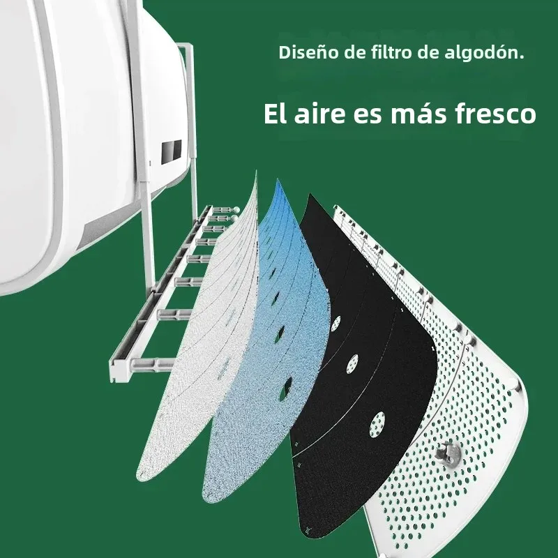 Cubierta deflectora de parabrisas de aire acondicionado Universal, Deflector de viento montado en la pared, extractor antidirecto para salida de aire acondicionado