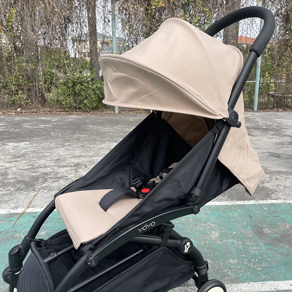 Funda de dosel ajustable de 175 ° para cochecito, accesorios a prueba de agua para Babyzen Yoyo Yoya Pram, parasol, colchón de asiento, 3 unidades por juego