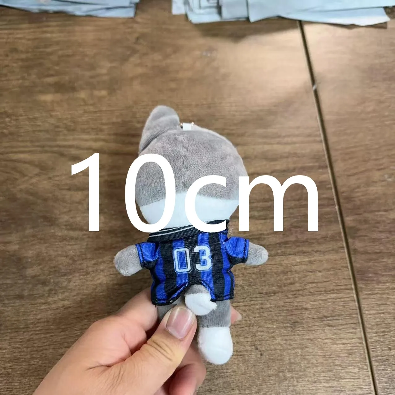 Llavero de peluche de animal de anime, muñeco colgante, regalo de cumpleaños, juguete de peluche para fans, decoración