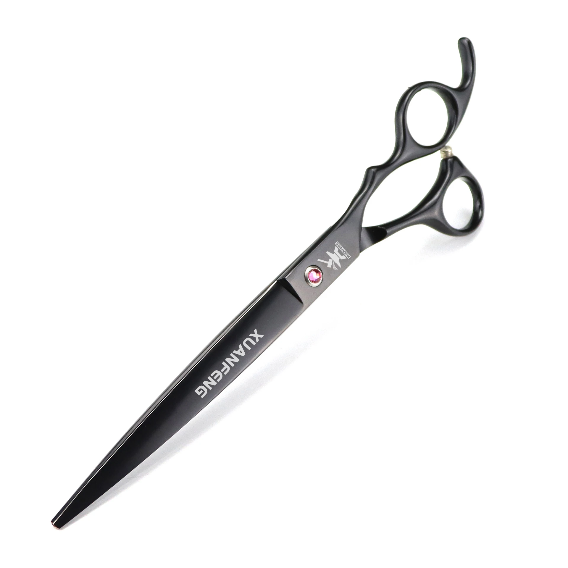 Tijeras de pelo verde de 8 pulgadas, tijeras de corte de peluquero de acero 440C