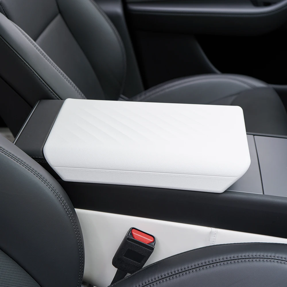 Funda Protectora de TPE para Consola Central y Reposabrazos TEKSY para Tesla Model Y L / Y Juniper 2026 y Model 3 Highland