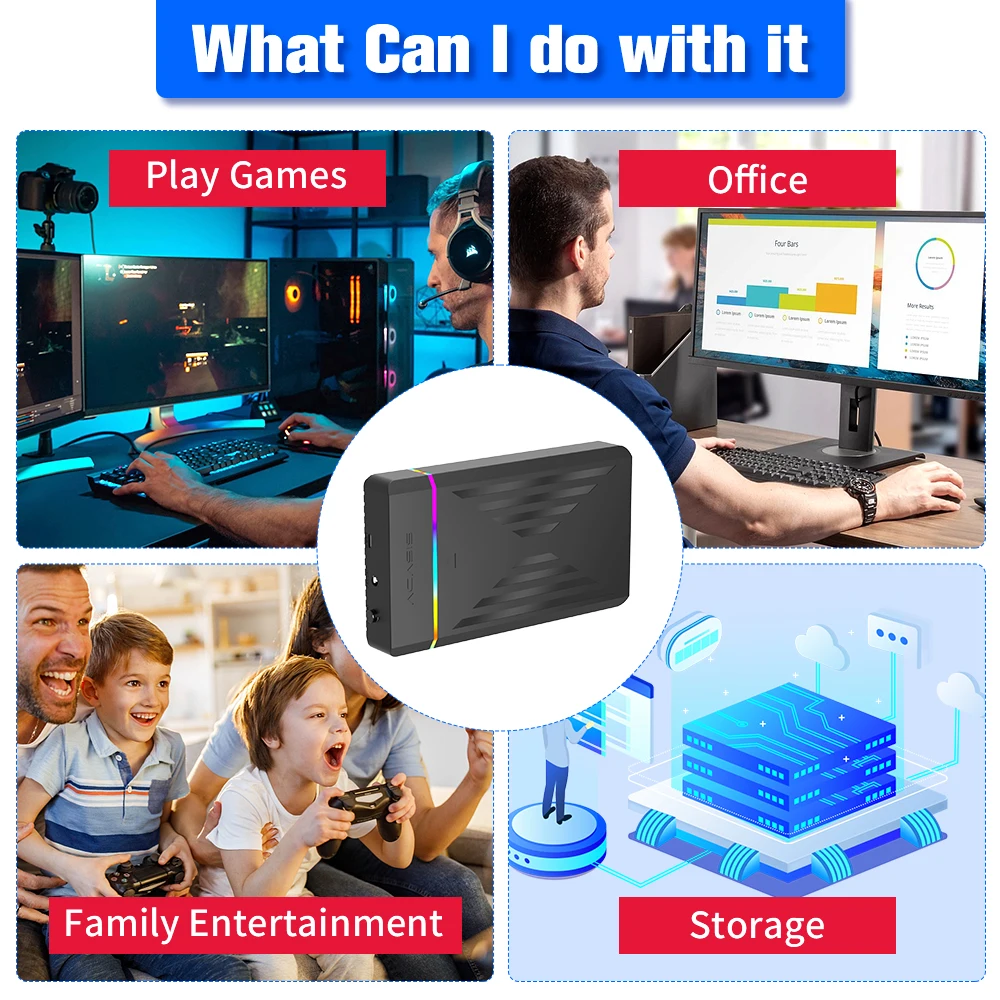 Retro Gaming HDD Retrobat&Playnite&Launchbox OS para PS4/PS3/PS2/PS1/SWITCH/N64/DC/WIIU 39 Emuladores para Windows con más de 17000 juegos
